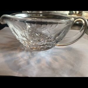 Waterford Crystal vintage Lismore gravy/sauce boat